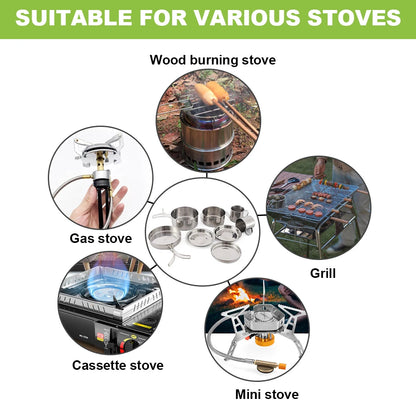 Camping Cookware Set for Easy Outdoor Cooking