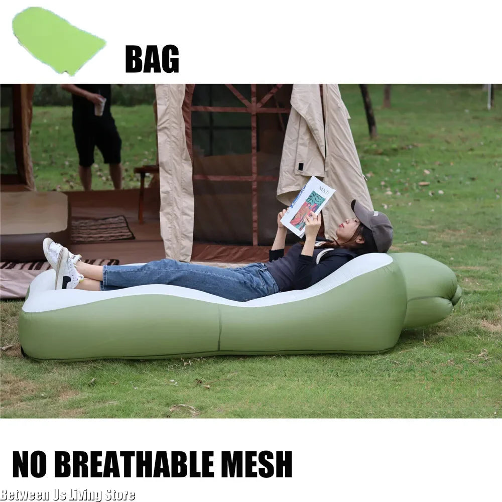 Luxury Inflatable Sofa Bed – Wide Air Lounger Comfort