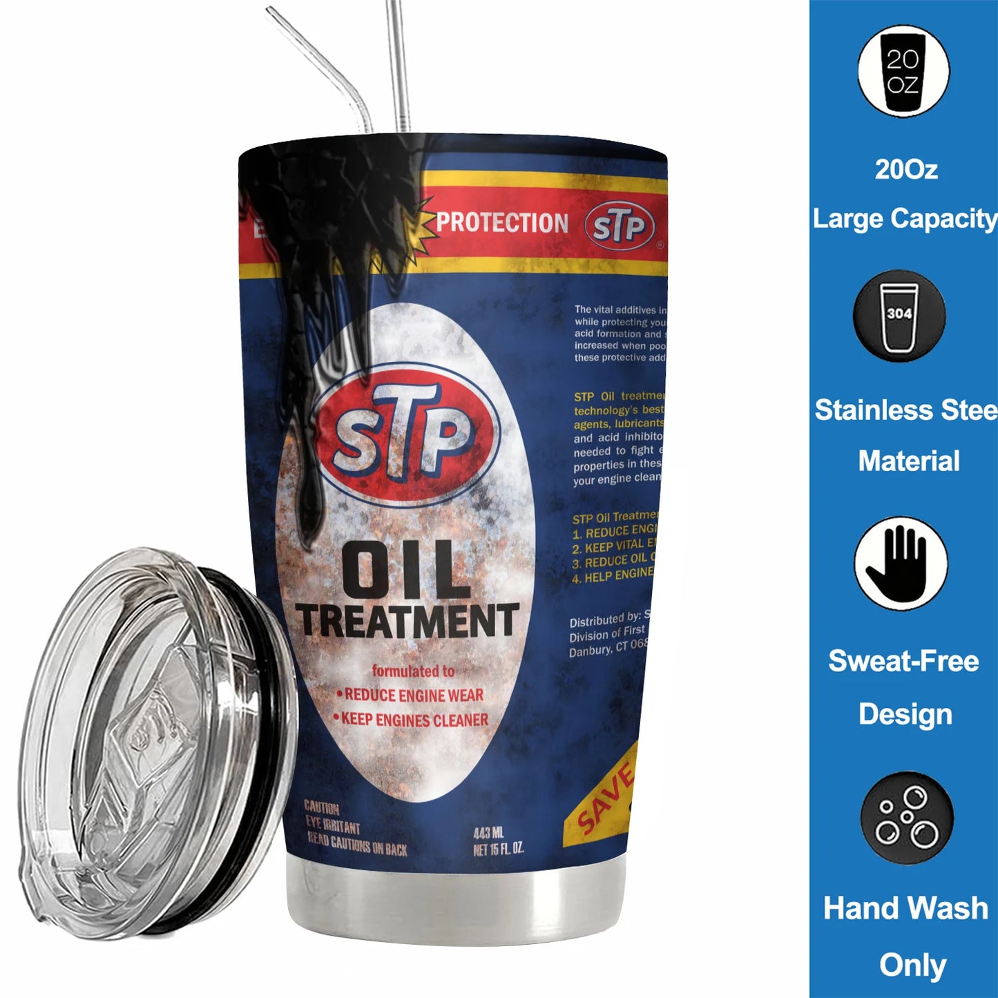 20Oz Stainless Steel Vacuum Tumbler – Insulated & Reusable