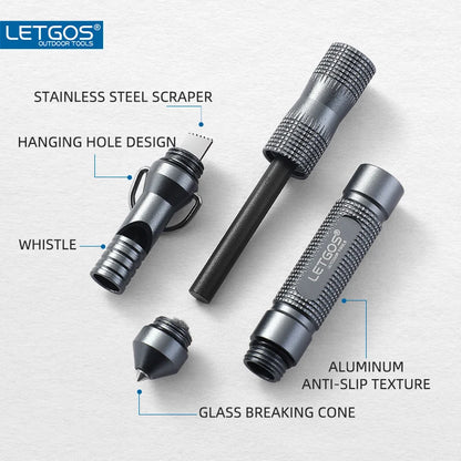 Multi-Function Survival Whistle with Glass Breaker