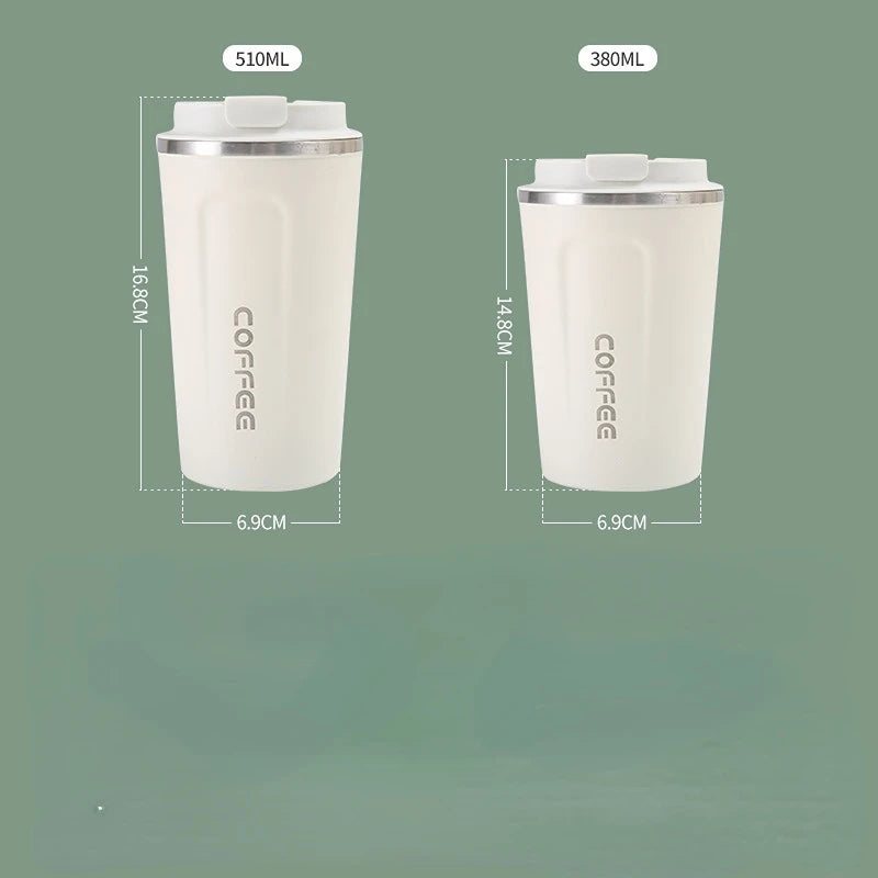 Stainless Steel Travel Mug Leak-Proof Thermal Cup