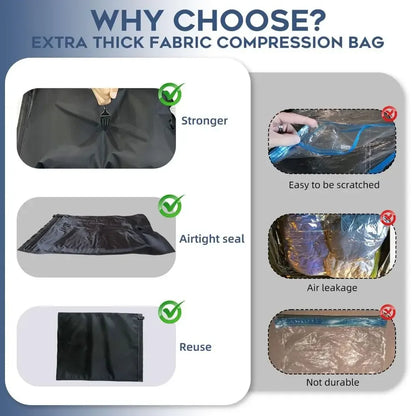 Travel Vacuum Compression Bags – Save Space & Stay Organized
