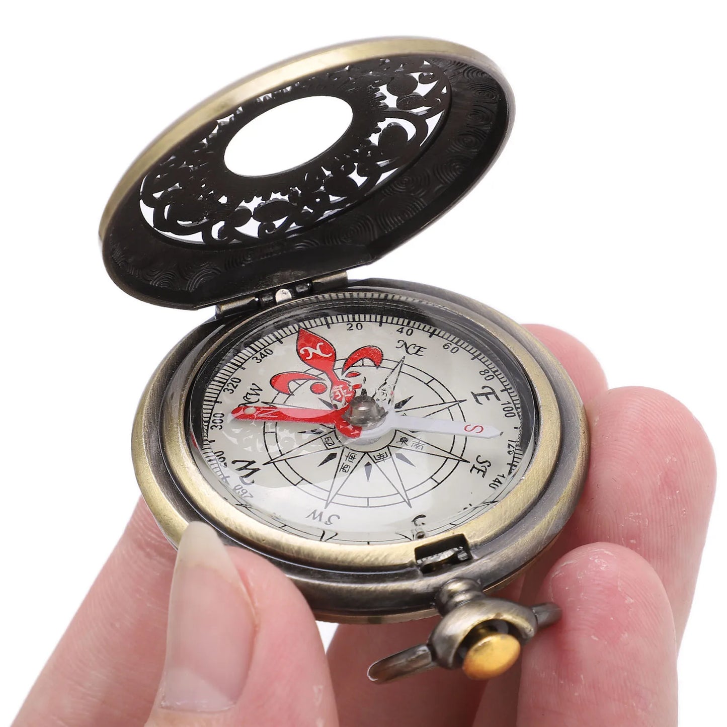 Portable Brass Compass – Accurate Outdoor Navigation Tool