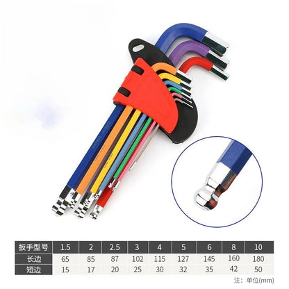 Allen Key Set 9PCS Long Arm for Easy Repairs