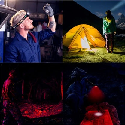 H25LR LED Headlamp with High CRI & Night Vision Red Light