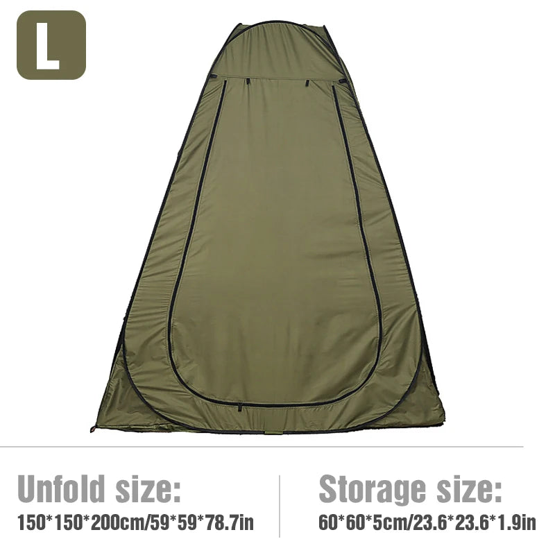 Pop-Up Camping Shower Tent Privacy Shelter Easy Setup