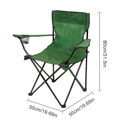 Portable Folding Camping Chair with Cup Holder