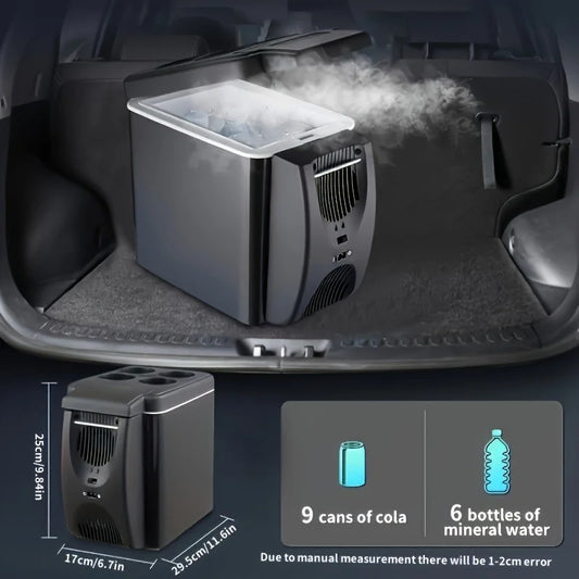 Portable Car Refrigerator Mini Fridge – Cool & Warm 6L