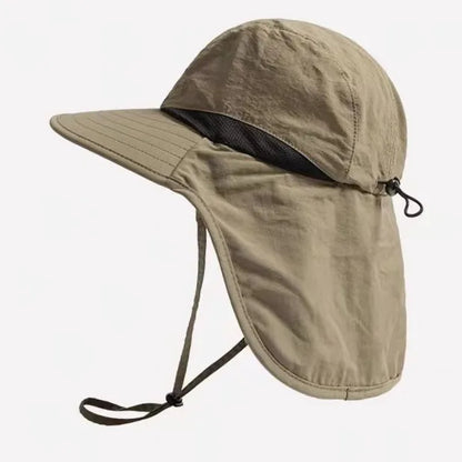 Waterproof Sun Hat with Neck Flap for UV Protection