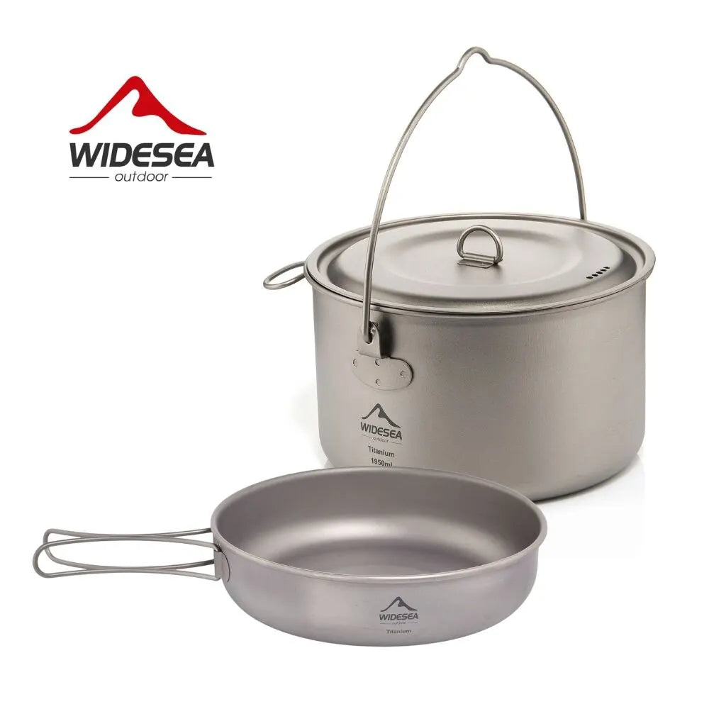 Titanium Camping Cookware Set – Lightweight Outdoor Cooking
