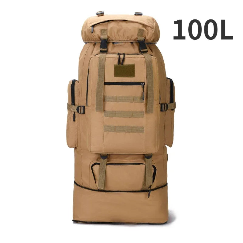 Large Hiking Backpack 80L Waterproof for Camping