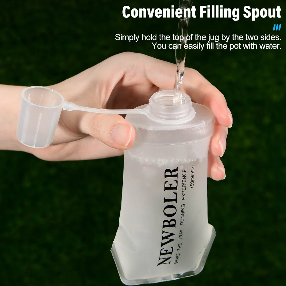 Folding TPU Water Bottle – Lightweight Hydration for Outdoors
