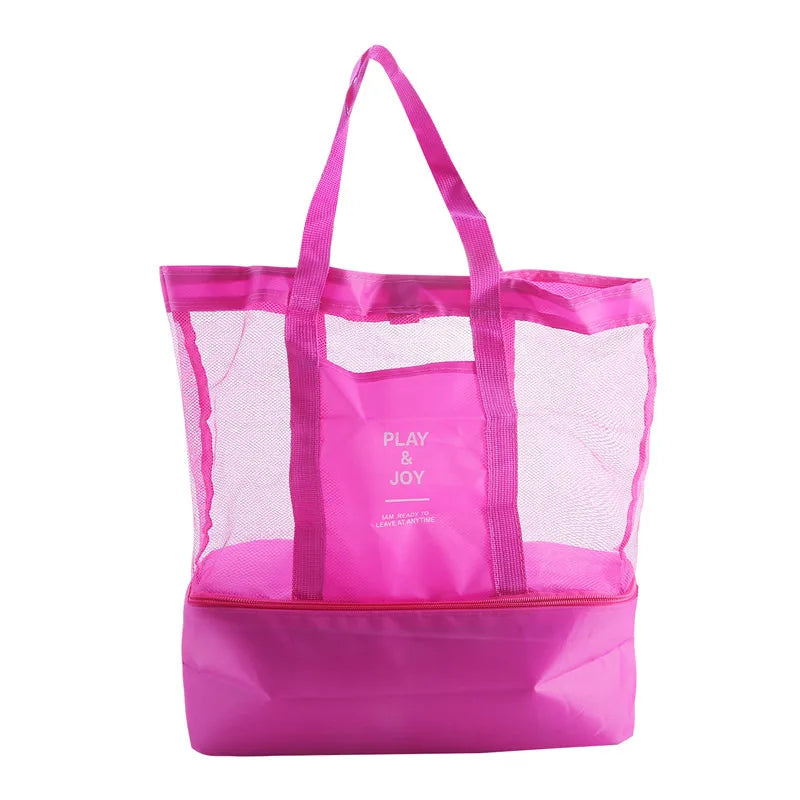 Insulated Picnic Beach Bag – Large Waterproof Tote for Women