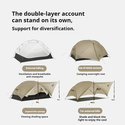 Ultralight Backpacking Tent Waterproof 1–2 Person