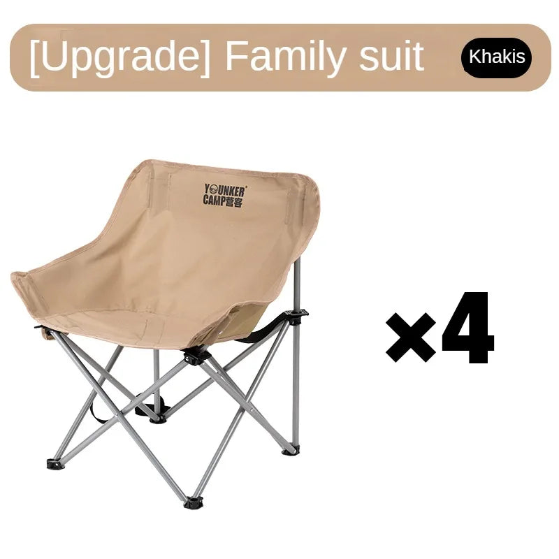 Folding Moon Camping Chair for Comfortable Outdoor Seating