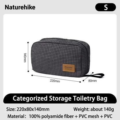 Travel Hanging Toiletry Bag – Waterproof Wet & Dry Storage