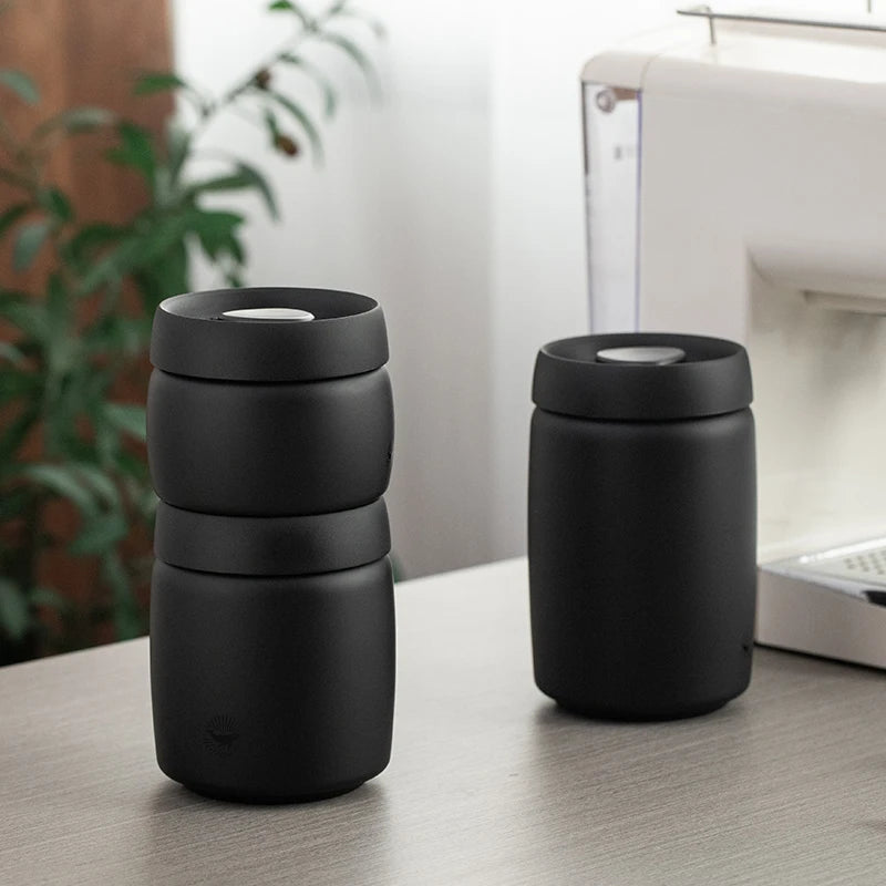 Vacuum Sealed Coffee Canister Keeps Food Fresh Longer