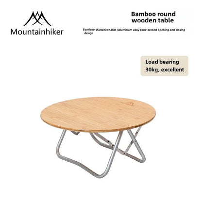 Portable Bamboo Camping Folding Table for Easy Outdoor Dining