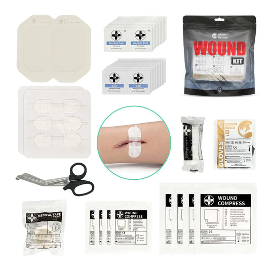 Emergency Wound Closure Kit – No-Stitch Zip Repair (6pcs)