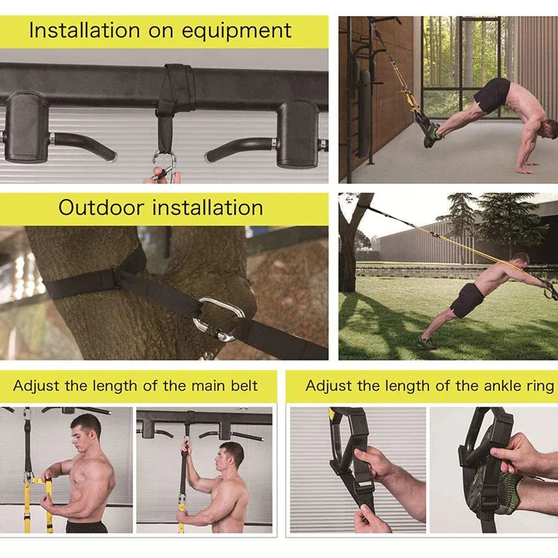 Suspension Training Strap for Full-Body Strength Training