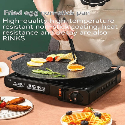 Outdoor BBQ Grill Pan – Non-Stick Portable Cooking Tray