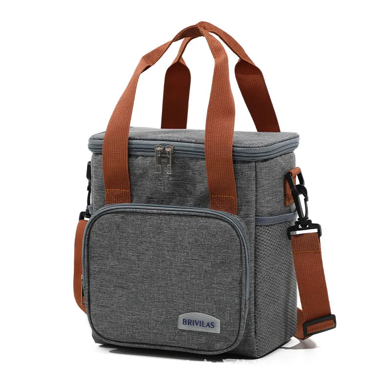 Insulated Collapsible Lunch Box – Leakproof Travel Cooler Bag