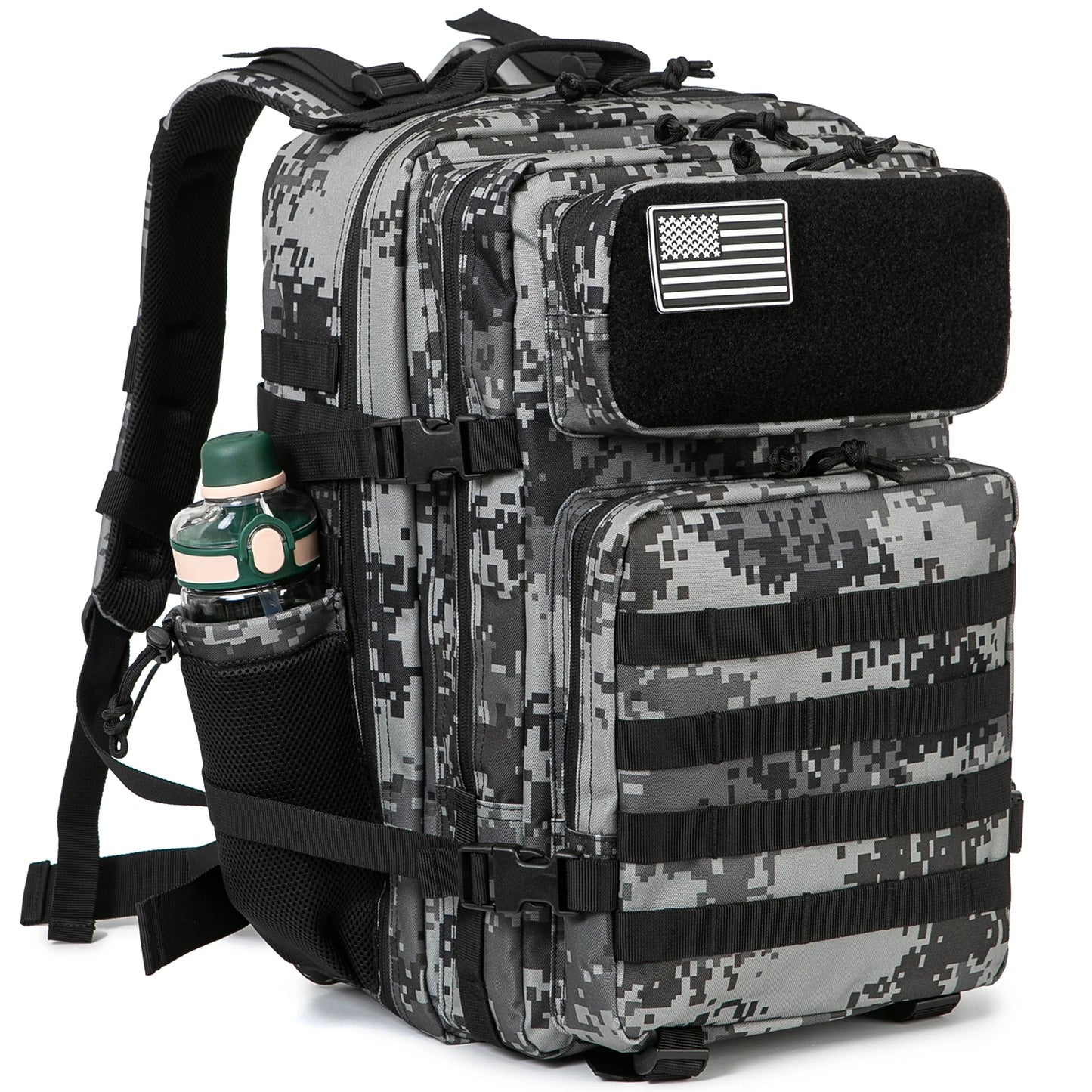 45L Tactical Hiking Backpack Durable MOLLE Storage