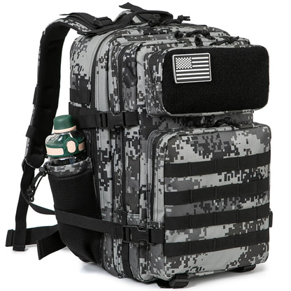 45L Tactical Hiking Backpack Durable MOLLE Storage