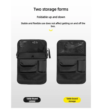 Car Seat Back Organizer – Multi Pocket Travel Storage