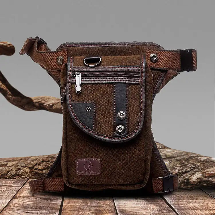 Canvas Drop Leg Bag – Travel & Outdoor Gear Organizer