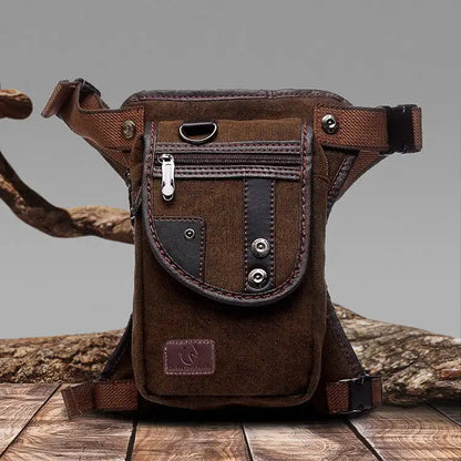 Canvas Drop Leg Bag – Travel & Outdoor Gear Organizer