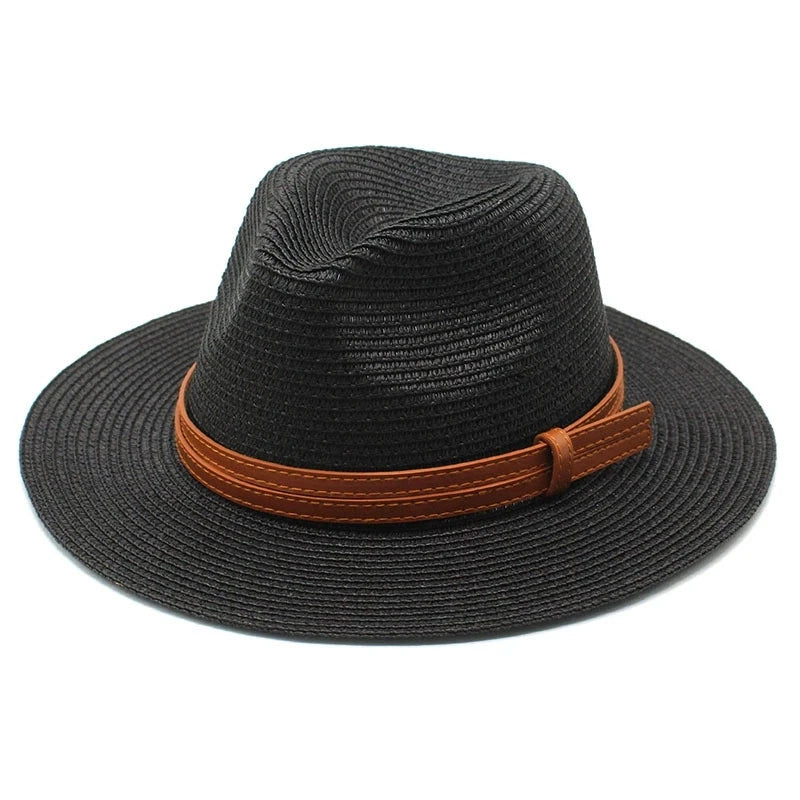 Beach Sun Hat Straw Visor for UV Protection