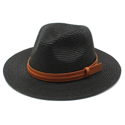Beach Sun Hat Straw Visor for UV Protection