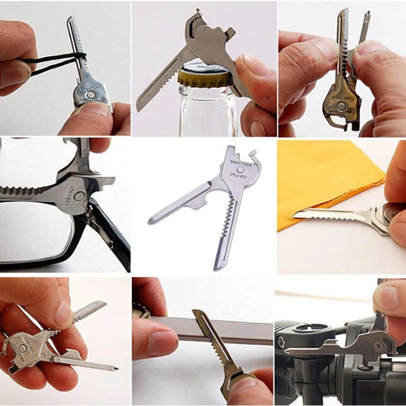 6-in-1 Mini Multi-Tool – Portable Stainless Steel Kit