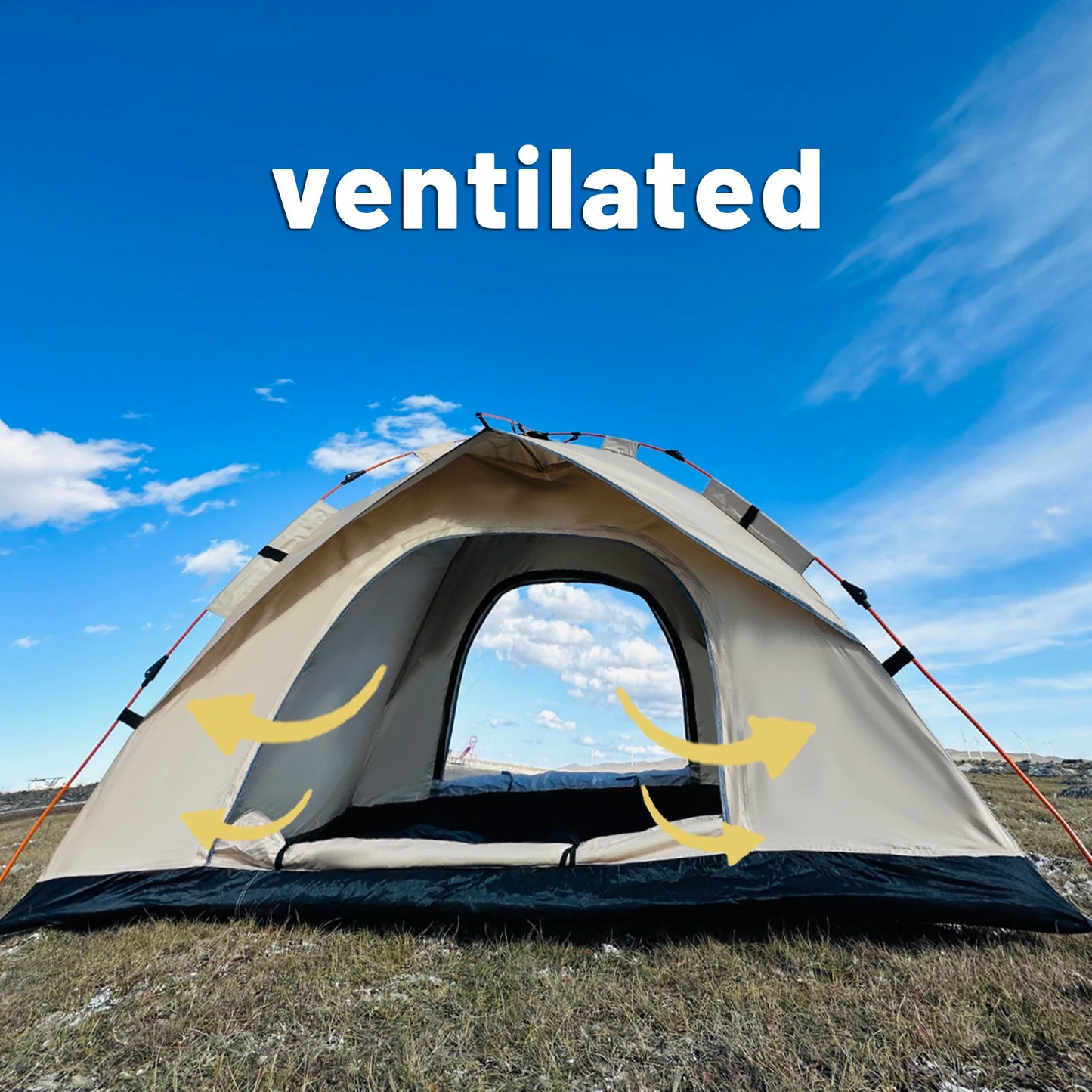 Automatic Outdoor Quick-Open Tent – Rain & Sun Protection