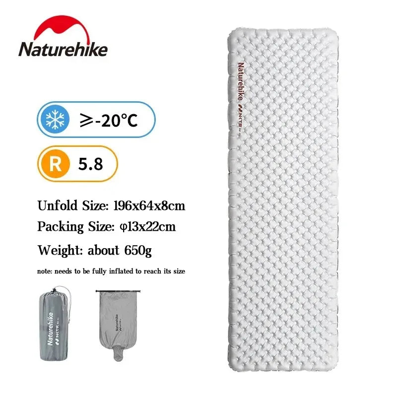 Inflatable Camping Sleeping Pad for Warm Comfortable Sleep