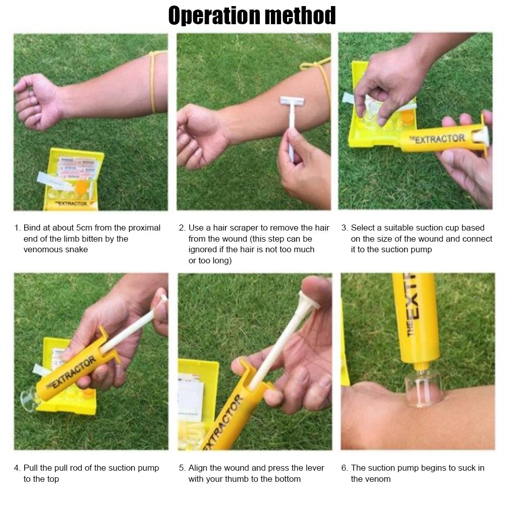 Venom Extractor Pump for Snake & Insect Bite Relief