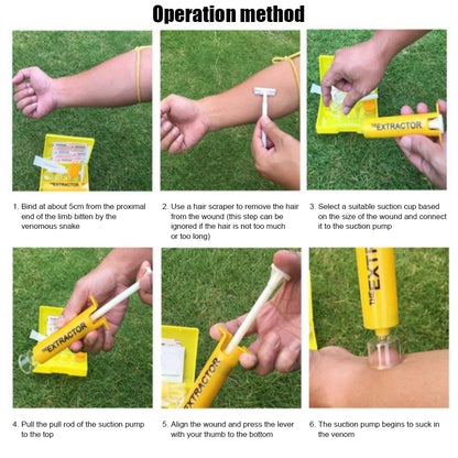 Venom Extractor Pump for Snake & Insect Bite Relief