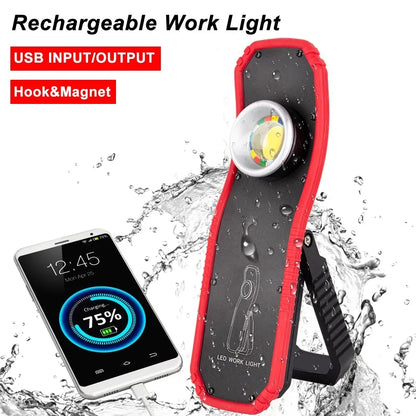Rechargeable COB LED Work Light with Magnetic Base