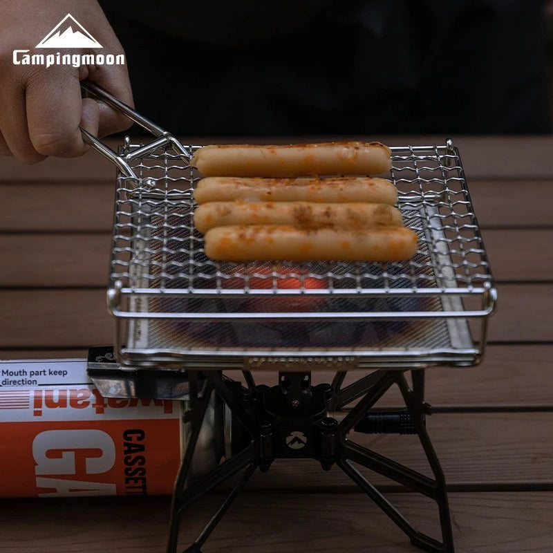 Portable Camping Toast Grill Rack for Easy Campfire Cooking