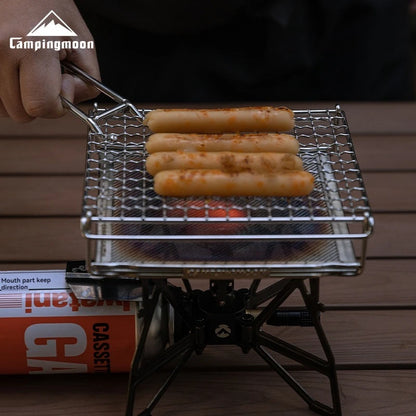 Portable Camping Toast Grill Rack for Easy Campfire Cooking