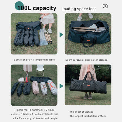 Camping Storage Bag 100L – Large Capacity Gear Organizer