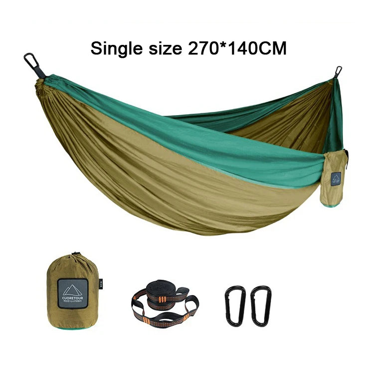 Portable Outdoor Hammock for Camping & Hiking Comfort