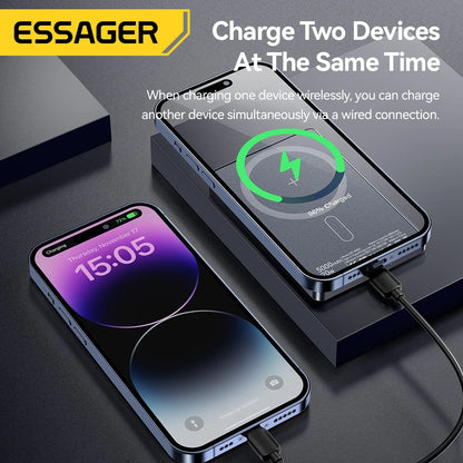 Magnetic Wireless Power Bank 5000mAh Fast Charge