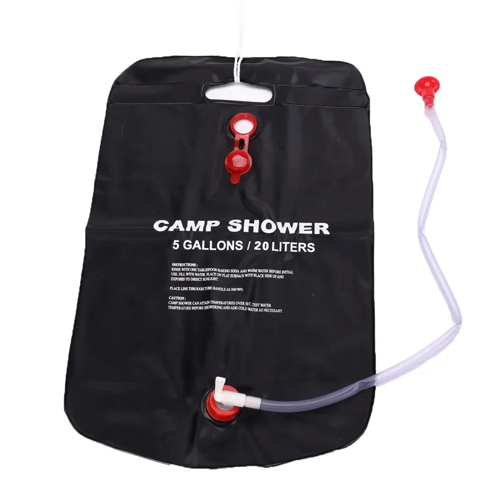 Solar Camping Shower Bag 20L – Warm Outdoor Showers