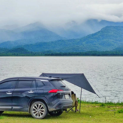 Car Side Awning Waterproof Shelter for SUV Camping Shade