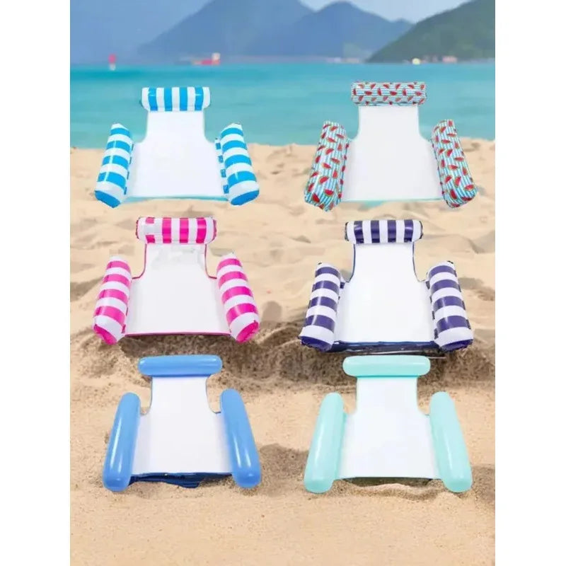 Inflatable Water Mat & Floating Bed for Outdoor Relaxation