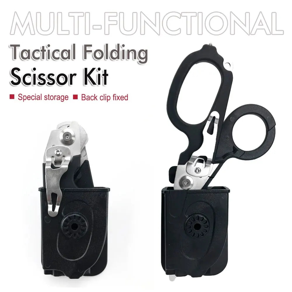 Emergency Trauma Shears with Glass Breaker & Holster