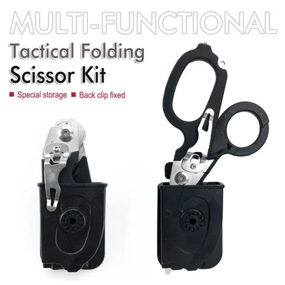Emergency Trauma Shears with Glass Breaker & Holster