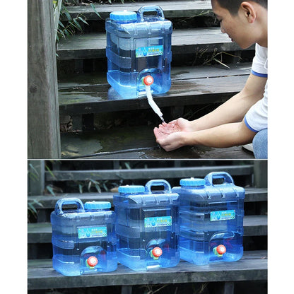 Camping Water Container with Faucet for Easy Pouring